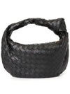 Teen Jodie Intrecciato Leather Tote Bag Black - BOTTEGA VENETA - BALAAN 5