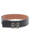 Anagram Buckle Reversible Leather Belt Black Tan - LOEWE - BALAAN 2