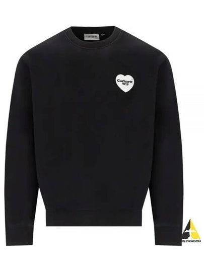 Heart Bandana Sweatshirt Black - CARHARTT WIP - BALAAN 2