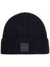 Logo Metropolis Wool Beanie Navy - CP COMPANY - BALAAN 2