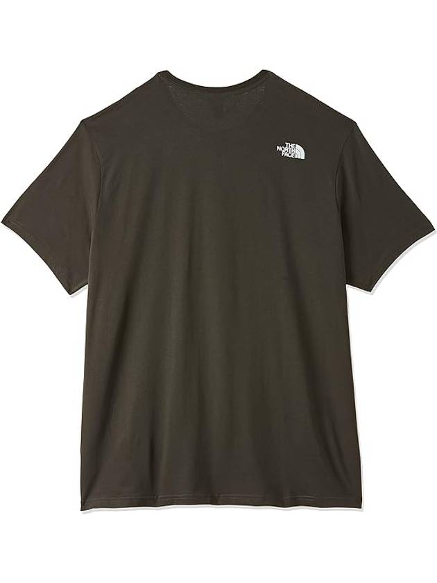 Men's Half Dome Cotton Short Sleeve T-Shirt New Taupe Green - THE NORTH FACE - BALAAN 4