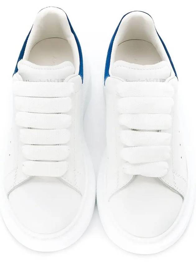 Kids Blue Tab Sneakers White - ALEXANDER MCQUEEN - BALAAN 4