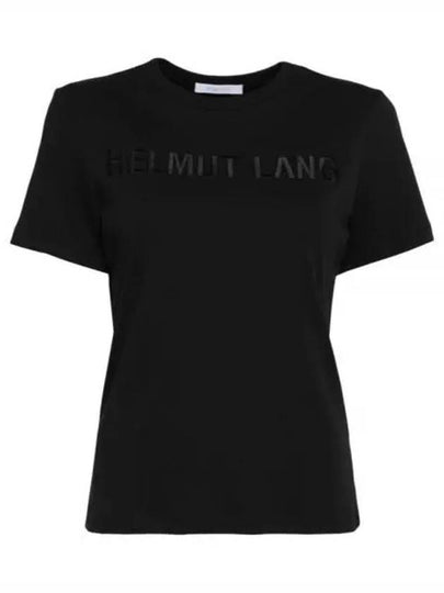 Crew Neck Short Sleeve T-Shirt Black - HELMUT LANG - BALAAN 2