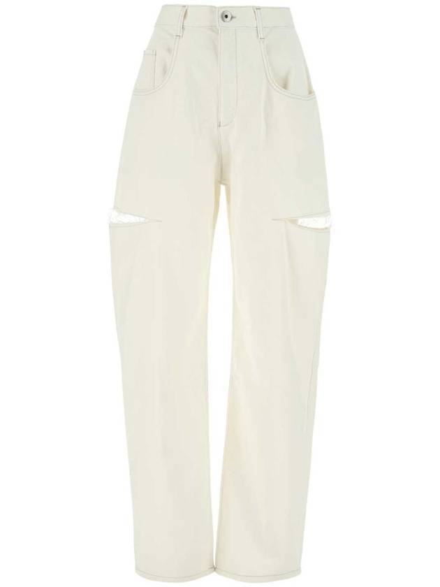 Distressed Denim Jeans White - MAISON MARGIELA - BALAAN 1