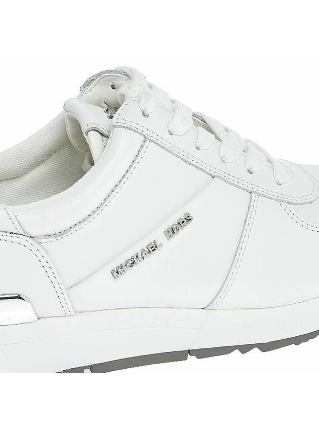 Allie Logo Leather Low Top Sneakers White - MICHAEL KORS - BALAAN 11