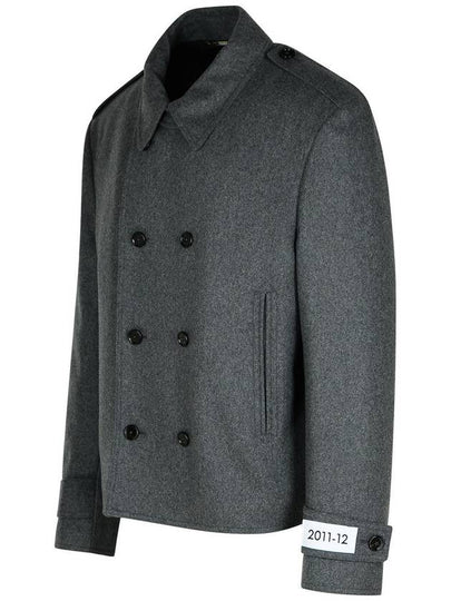 Dolce & Gabbana Grey Wool Blend Jacket - DOLCE&GABBANA - BALAAN 2