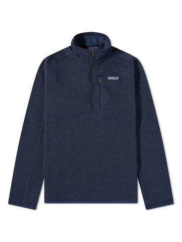 Men's Better Sweater Quater Zip Fleece Jacket Navy - PATAGONIA - BALAAN 1