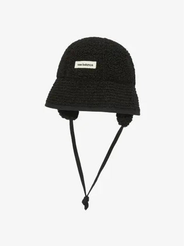 NBGDEFW902 Bubbly eared bucket hat BLACK - NEW BALANCE - BALAAN 1