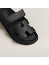 Chypre Calfskin Sandals Black - HERMES - BALAAN 8