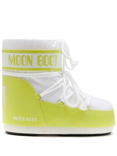 Icon Low Nylon Snow Boots Green - MOON BOOT - BALAAN 1