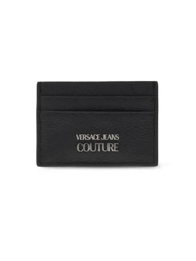 Wallet Jeans Couture Leather Card Holder Mens Black72YA5PA2 - VERSACE - BALAAN 1