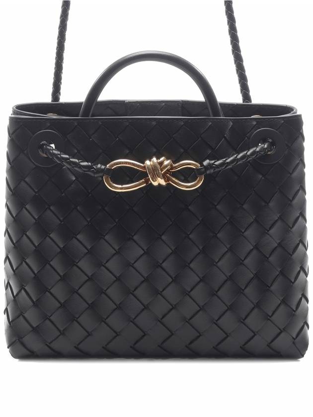 Andiamo Small Tote Bag Black - BOTTEGA VENETA - BALAAN 3