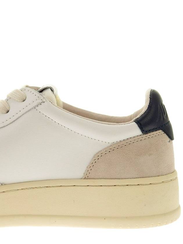 Medalist Navy Tab Low Top Sneakers White Blue - AUTRY - BALAAN 8