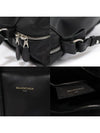 443096 Black leather silver Bazaar shopper small 2WAY - BALENCIAGA - BALAAN 7