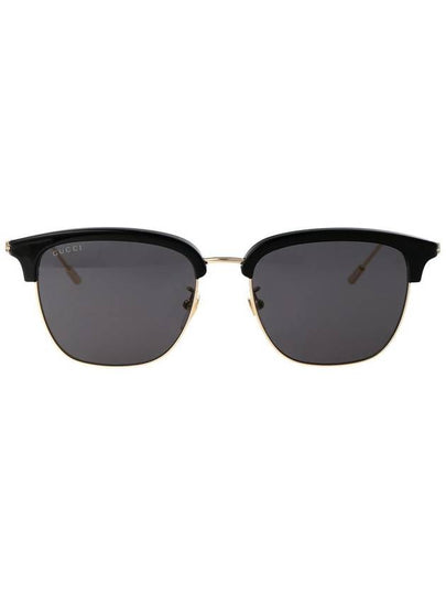 Eyewear Logo Sunglasses Gold Black - GUCCI - BALAAN 2