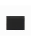 Monogram Motif Grainy Leather Folding Wallet Black - BURBERRY - BALAAN 3