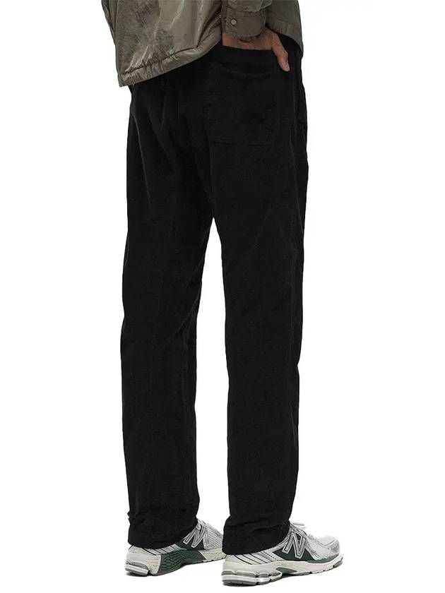 Corduroy Lens Cargo Straight Pants Black - CP COMPANY - BALAAN 3