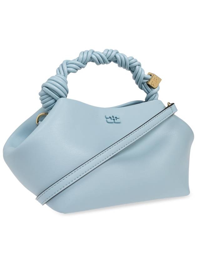 Ganni Handbag With Logo, Women's, Light Blue - GANNI - BALAAN 4