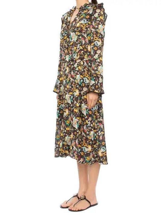 ROSIER Printing Long Dress WWDR00015 - ZADIG & VOLTAIRE - BALAAN 2