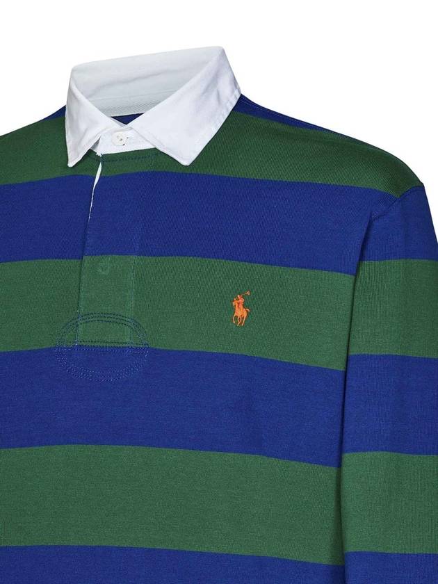 Striped Polo Shirt Green Royal - POLO RALPH LAUREN - BALAAN 4