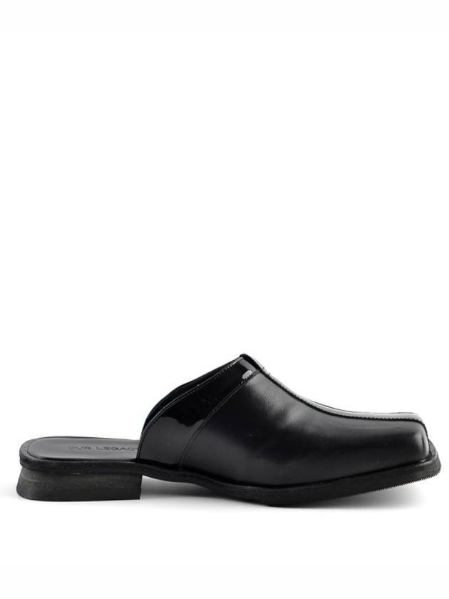 Blunt Leather Mule Black - OUR LEGACY - BALAAN 1