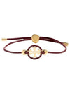 Women Miller Slider Bracelet Gold Burgundy - TORY BURCH - BALAAN 2