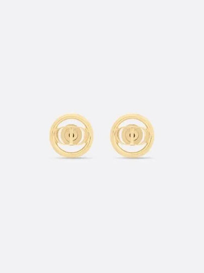 30 Montaigne Stud Earrings Gold - DIOR - BALAAN 2