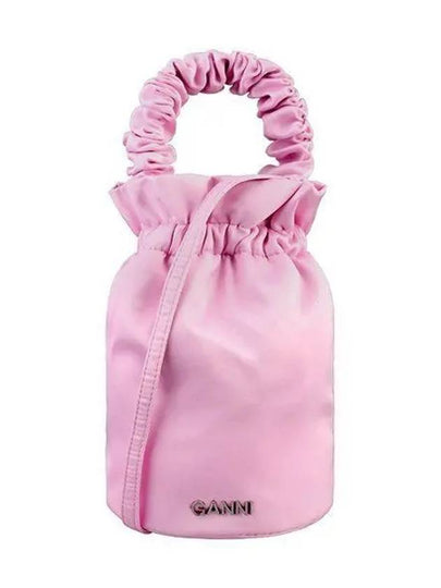 Women's Logo Bucket Bag Pink - GANNI - BALAAN 2