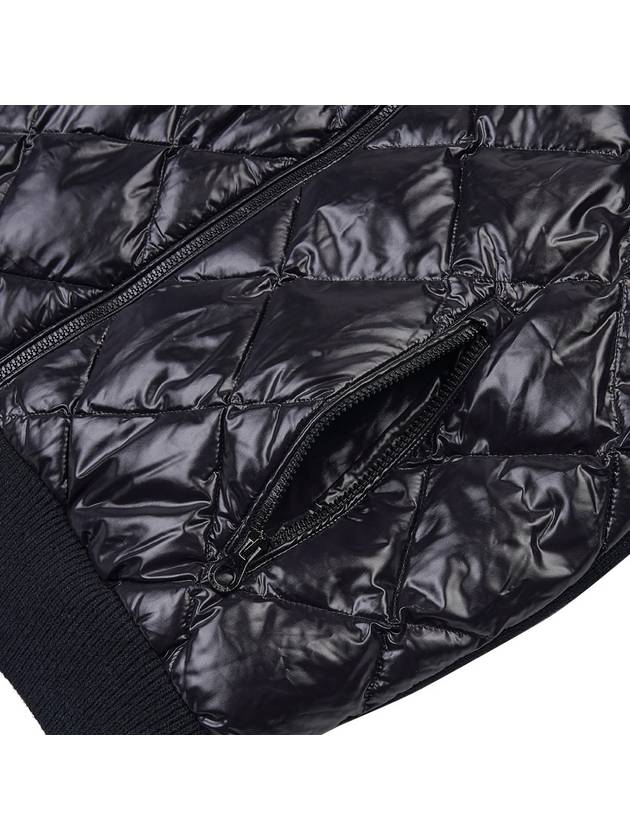 African Logo Quilted Down Jacket Black - DUVETICA - BALAAN 8