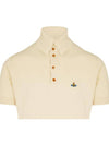 Alex Polo Knit Top Ivory - VIVIENNE WESTWOOD - BALAAN 3