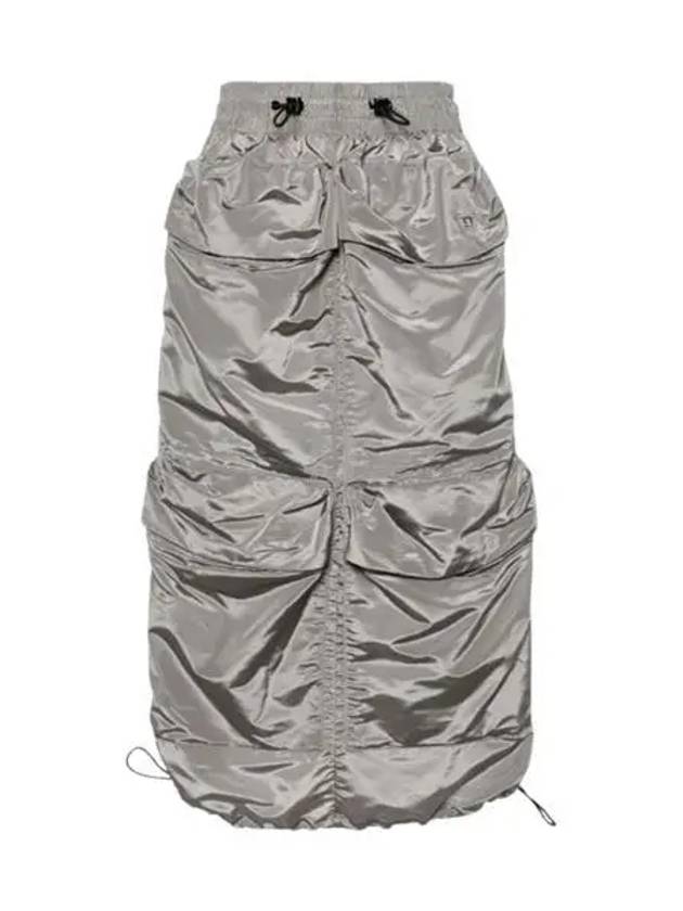 O Windy Cargo A Line Skirt Grey - DIESEL - BALAAN 2