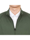 Men's Lens Wappen Zip-Up Cardigan Green - CP COMPANY - BALAAN 9