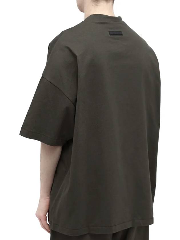 Fear of God Essential Patch Logo T Shirt Ink - FEAR OF GOD ESSENTIALS - BALAAN 4