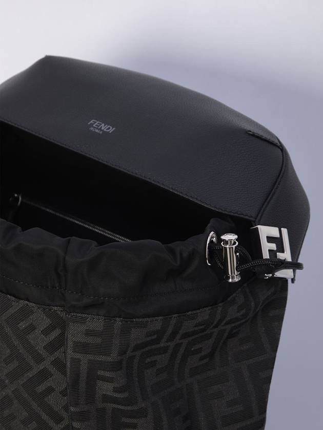 Drive FF Logo Backpack Black - FENDI - BALAAN 5