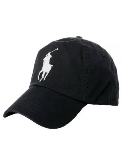 Big Pony Logo Ball Cap Black - POLO RALPH LAUREN - BALAAN 2