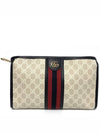 Ophidia GG Clutch Bag Black Ivory - GUCCI - BALAAN 2