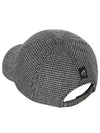 small check cap hat 8423GXACGREY - BLACK&WHITE - BALAAN 3