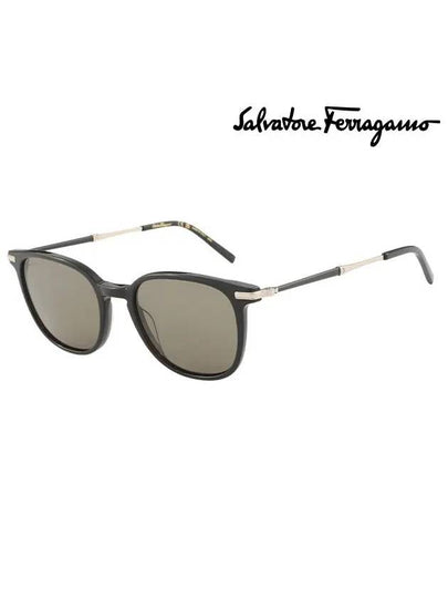 Eyewear Square Acetate Sunglasses Grey - SALVATORE FERRAGAMO - BALAAN 2