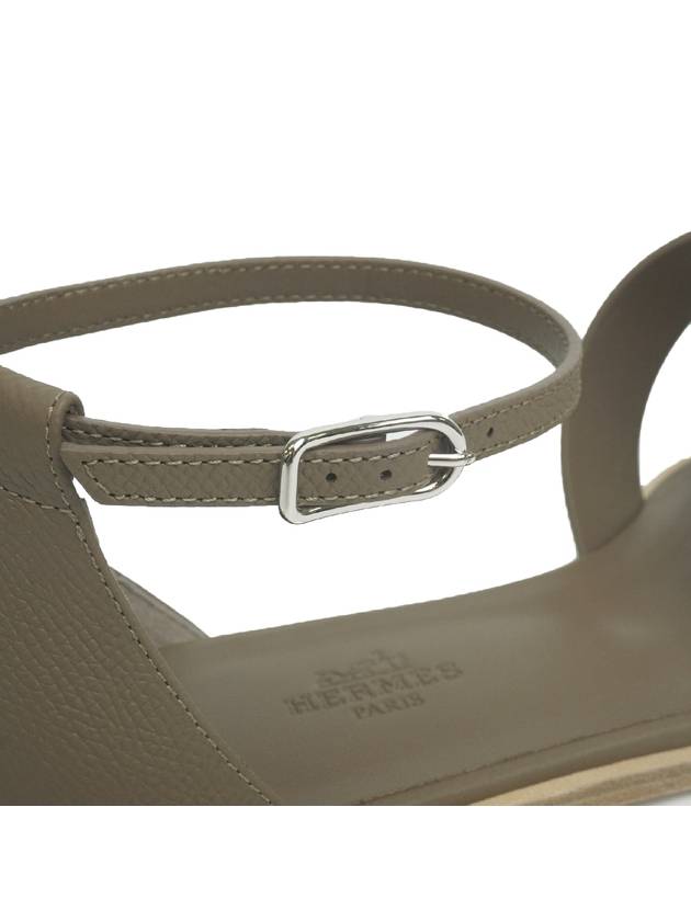 Santorini Sandals Etoupe - HERMES - BALAAN 8