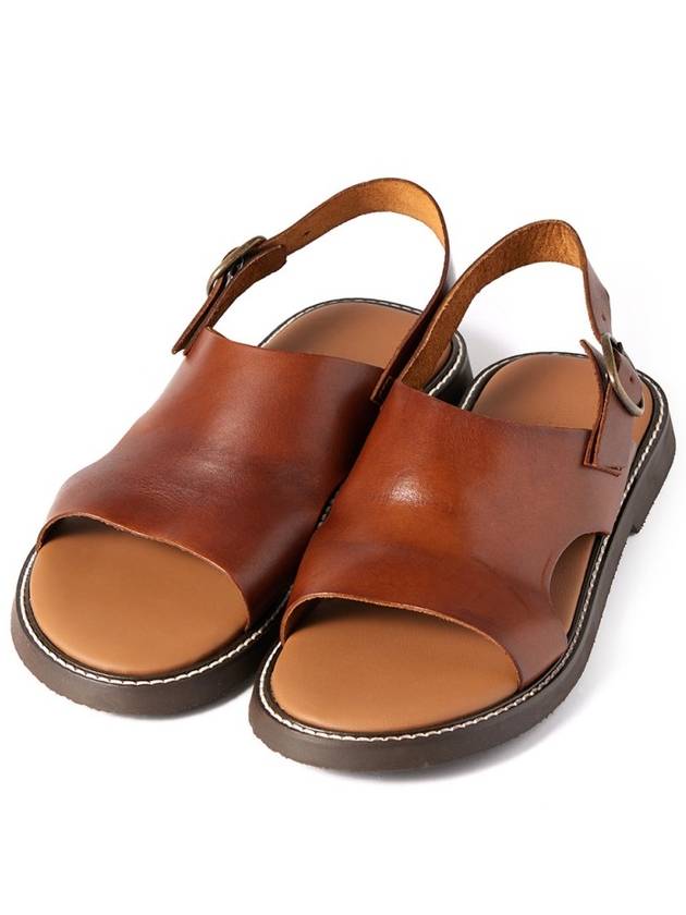 Unisex Fisherman Sandals Verona Cognac - ANTICHI ROMANI - BALAAN 2