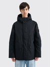 Ghost Piece Nylon Hooded Jacket Black - STONE ISLAND - BALAAN 2