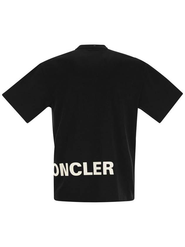 Logo short sleeve t shirt black - MONCLER - BALAAN 3