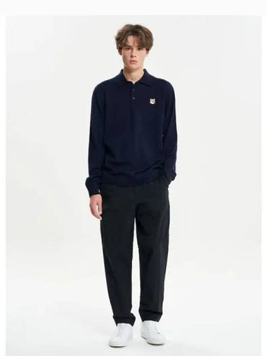 Men s City Pants Trousers Crispy Nylon Bold Foxhead Patch Black Domestic Product - MAISON KITSUNE - BALAAN 1