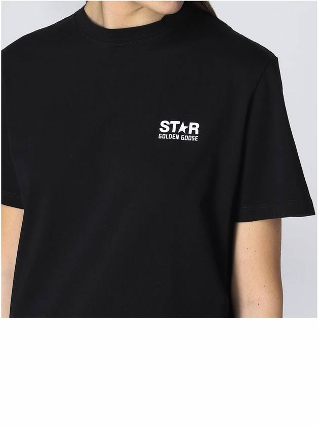 Back Big Star Short Sleeve T-Shirt Black - GOLDEN GOOSE - BALAAN 8