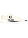 Binkoo Canvas Logo Low Top Sneakers Chalk - ISABEL MARANT - BALAAN 3