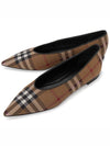 Women's Vintage Check Point Toe Ballerina Brown - BURBERRY - BALAAN 2