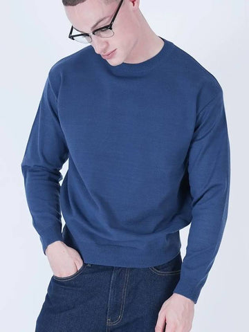 Heavy Basic Round Knit Deep Blue - CHANCE'S NOI - BALAAN 1