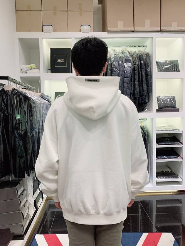 logo hood white - FEAR OF GOD ESSENTIALS - BALAAN 3