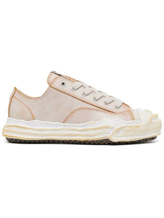 Hank OG Sole VE Leather Low Top Sneakers White - MIHARA YASUHIRO - BALAAN 3