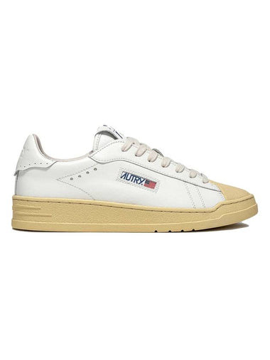 Lace Up Low Top Sneakers White - AUTRY - BALAAN 1